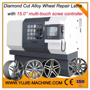 3rd Generation Alloy Wheel Repair lathe with Probe for 26'' 28'' 32'' wheel